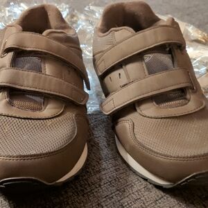 Athletic Works Brown Velcro Sneakers